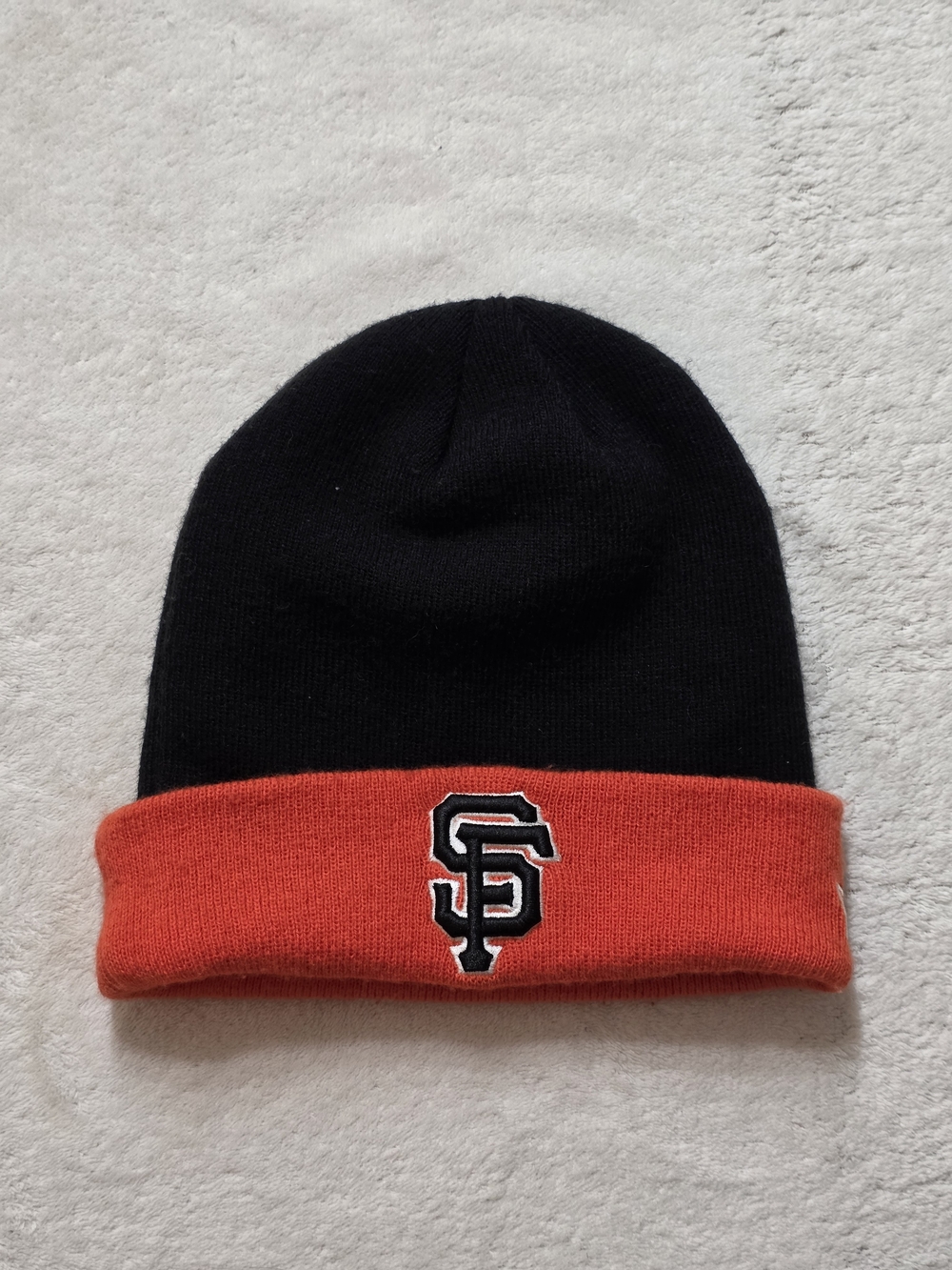MLB San Francisco Giants Black & Orange Cuffed Beanie